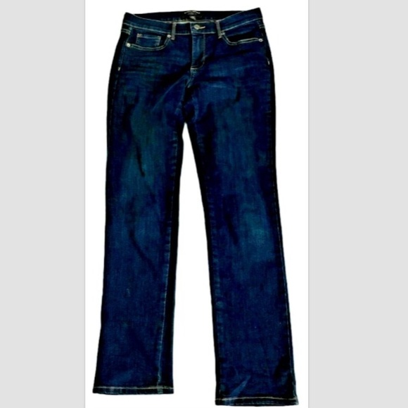 Banana Republic Straight Fit Jeans Womens 27/4 Dark Rinse #224F - Picture 2 of 6